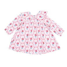 ANGEL DEAR Leslie Rose - Sofia Dress With Oversize Collar And Bloomer
