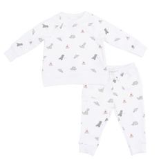 ANGEL DEAR Dinos French Terry - Raglan Sweatshirt w/Joggers
