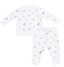 ANGEL DEAR Dinos French Terry - Raglan Sweatshirt w/Joggers