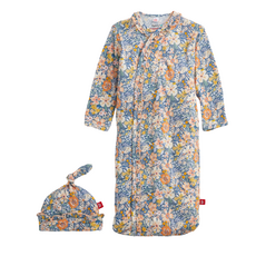 Magnetic  Me FLORA MODAL GOWN+HAT SET W RUFFLE