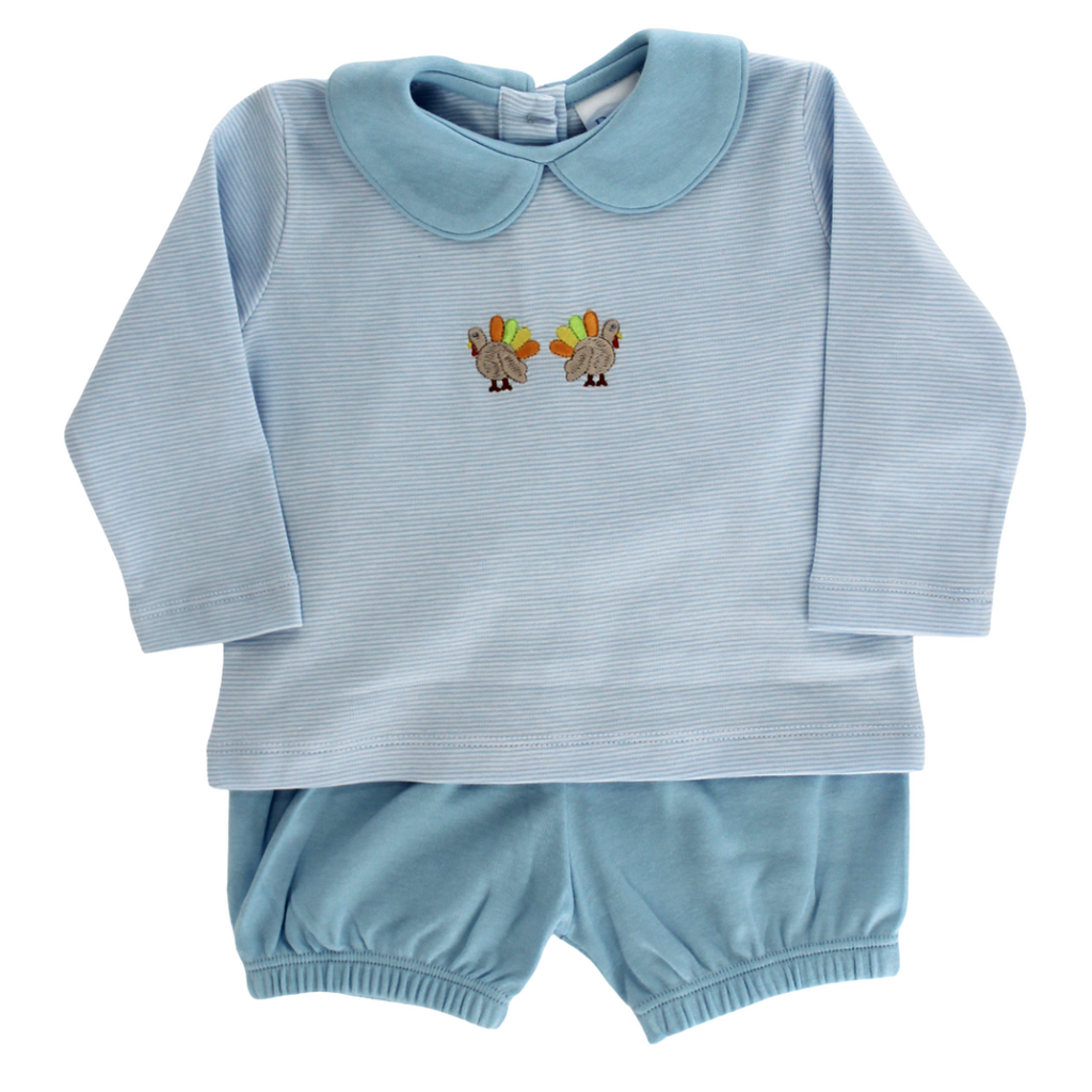 BAILEY BOYS BOY'S TURKEY TROT-BLOOMER SET