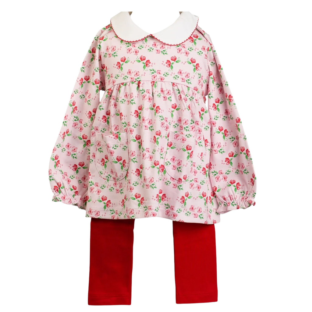 THE PROPER PEONY Zinnia Blooms Tunic Set