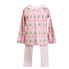 THE PROPER PEONY Pink Tannenbaum Tunic Set