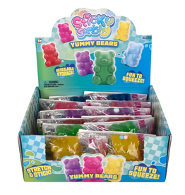 TOY NETWORK 4" STICKY SQUISH YUMMY BEAR