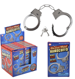 TOY NETWORK DIECAST METAL HANDCUFFS