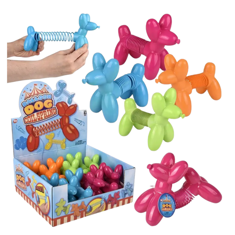 TOY NETWORK 4.75" BALLOON DOG COIL SPRING