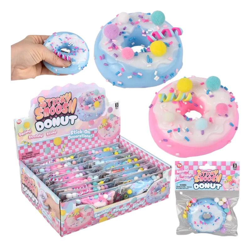 TOY NETWORK 3.25" PICK N PULL FIDGET DONUT