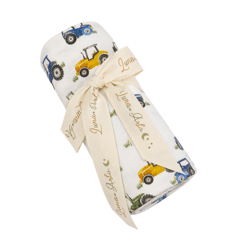 LUNA+ARLO Harvest Haulers Swaddle Blanket