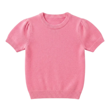 LULU BEBE Pink S/S Sweater Top