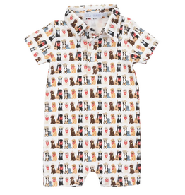 Lila + Hayes Western Pups Tripp Shortall Polo