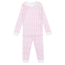 Lila + Hayes Ava Girls' Pajama Pant Set - Ballet and Bows