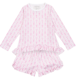 Lila + Hayes Rorie Girl's Short Set-Ballet and Bows