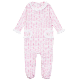 Lila + Hayes Lucy Girl's Romper-Ballet and Bows