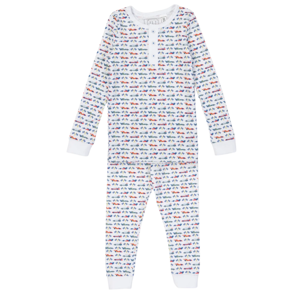 Lila + Hayes Jack Boy's Pajama Pant Set-Grand Prix