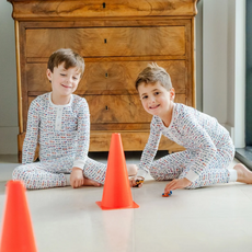 Lila + Hayes Jack Boy's Pajama Pant Set-Grand Prix