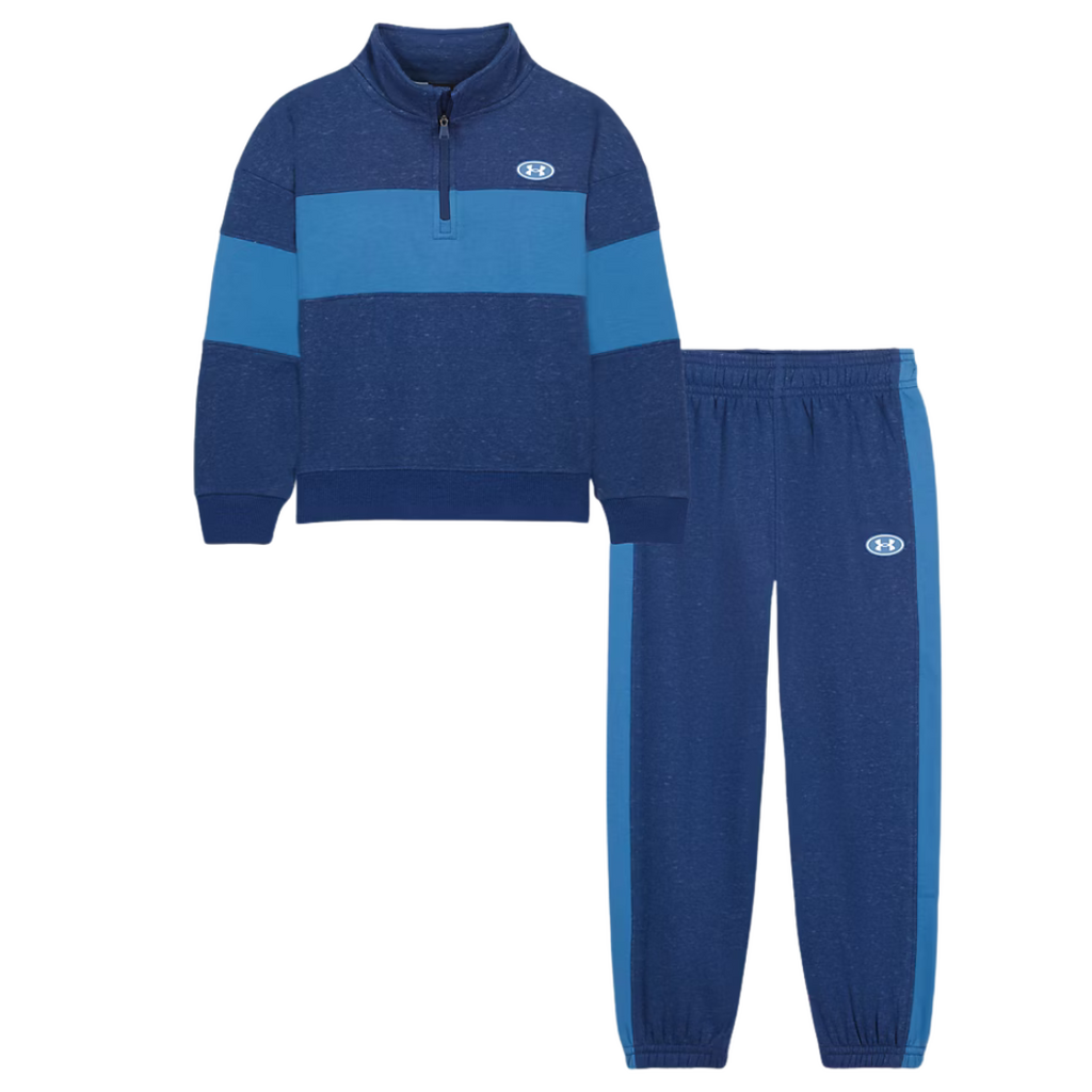 UNDER ARMOUR UA COLOR BLOCK 1/4 ZIP SET