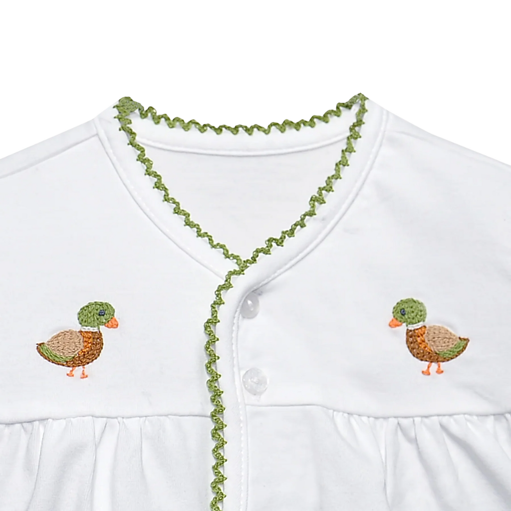 BABY SEN White Brennan Diaper Set-Ducks