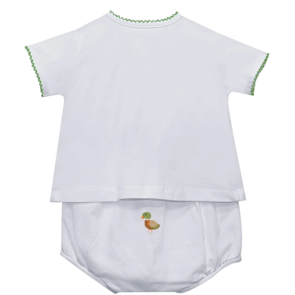 BABY SEN White Brennan Diaper Set-Ducks