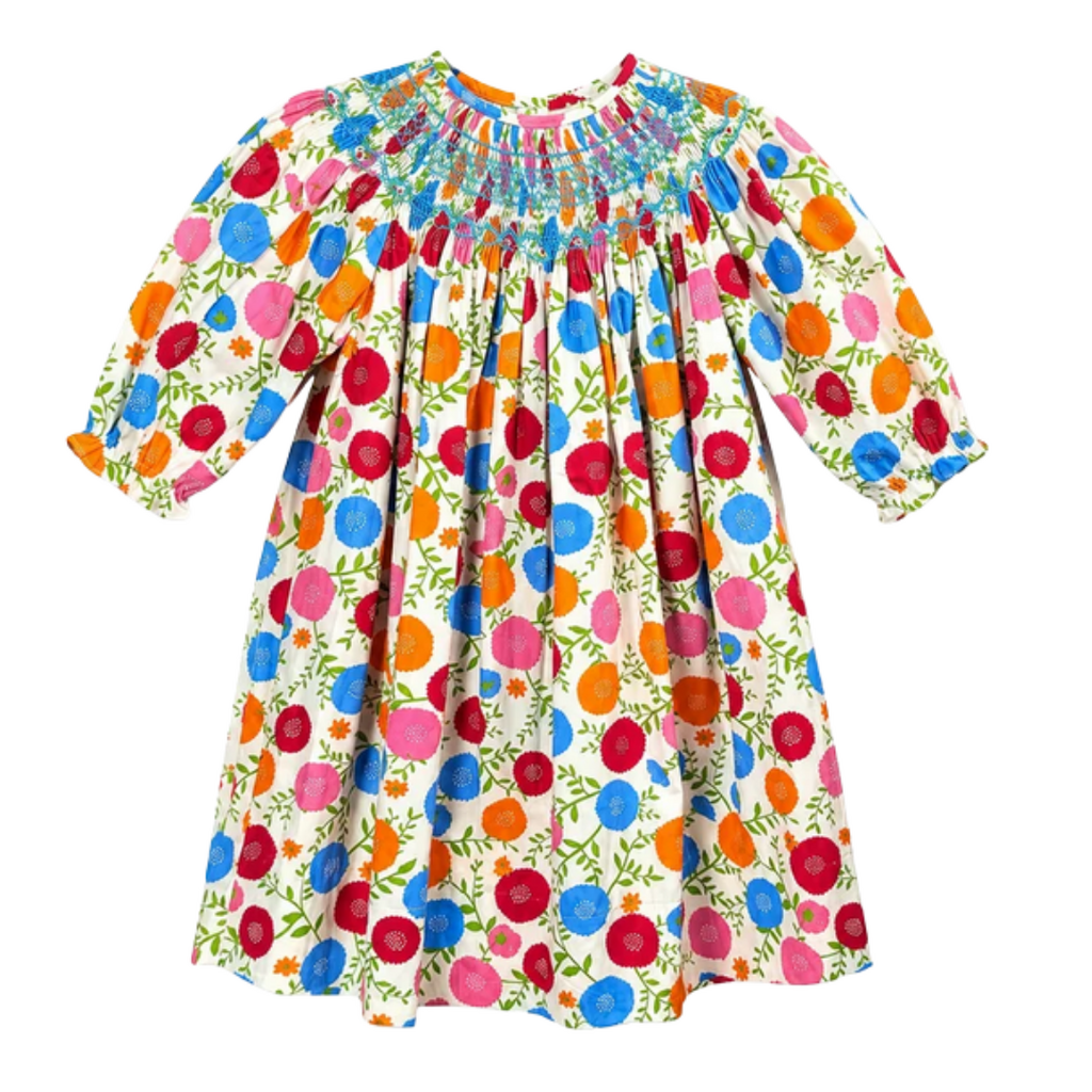 Rosalina Baby Collection Bishop Long Sleeve Poppy Seed Print