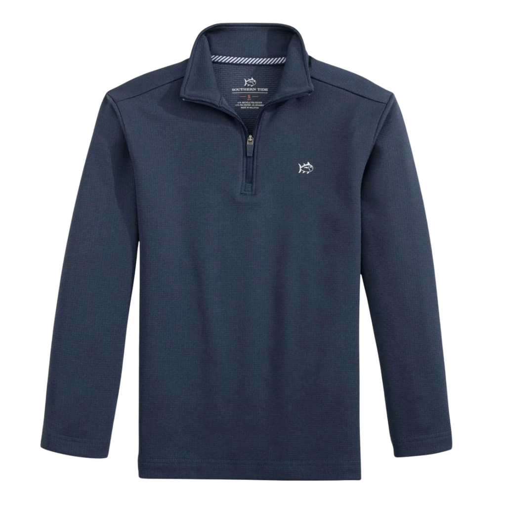 SOUTHERN TIDE BOYS SCHOONER QZIP-DRESS BLUE