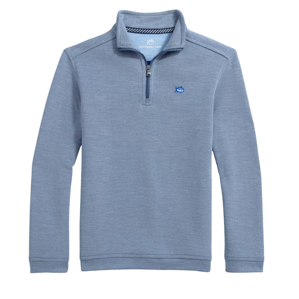 SOUTHERN TIDE BOYS SANDY COVE QZIP-NAUTICAL BLUE