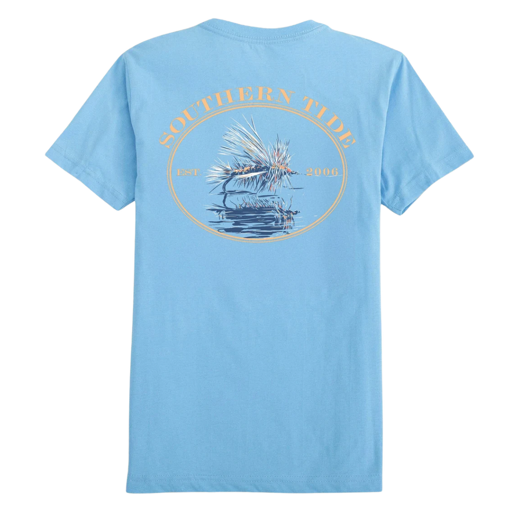 SOUTHERN TIDE BOYS FLY ON WATER SURFACE TEE-OCEAN CHANNEL