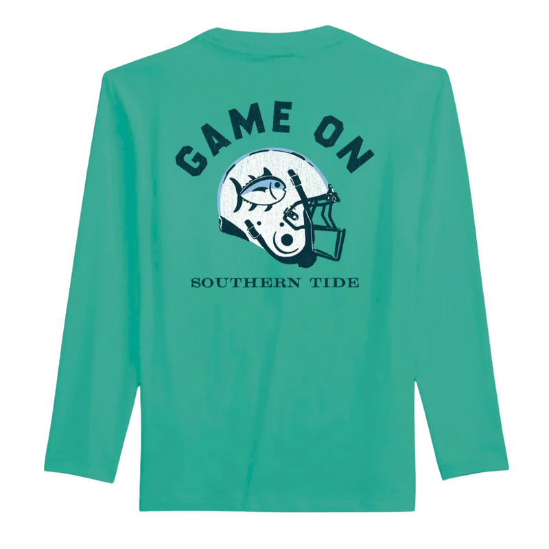 SOUTHERN TIDE BOYS LS HELMET TEE