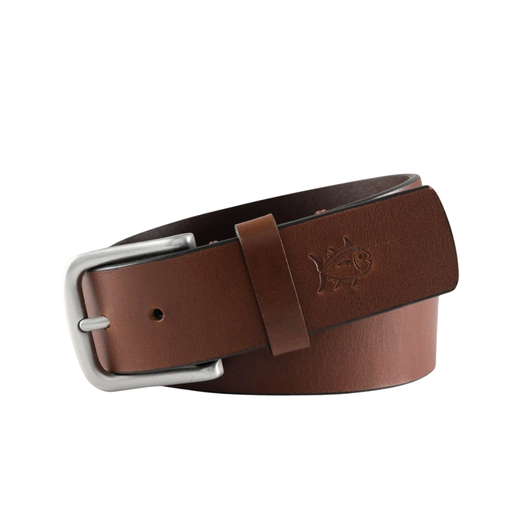 SOUTHERN TIDE YOUTH LEATHER BELT