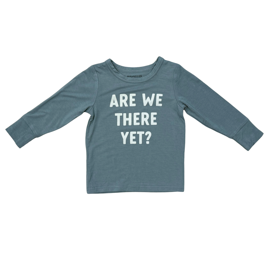 BABYSPROUTS BOYS LS TEE Are We There Yet?