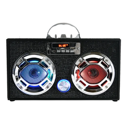 Black Bling Boom Box & Bluetooth Speaker