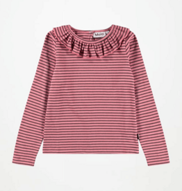 MOLO Rica Pink Bark Stripe Top