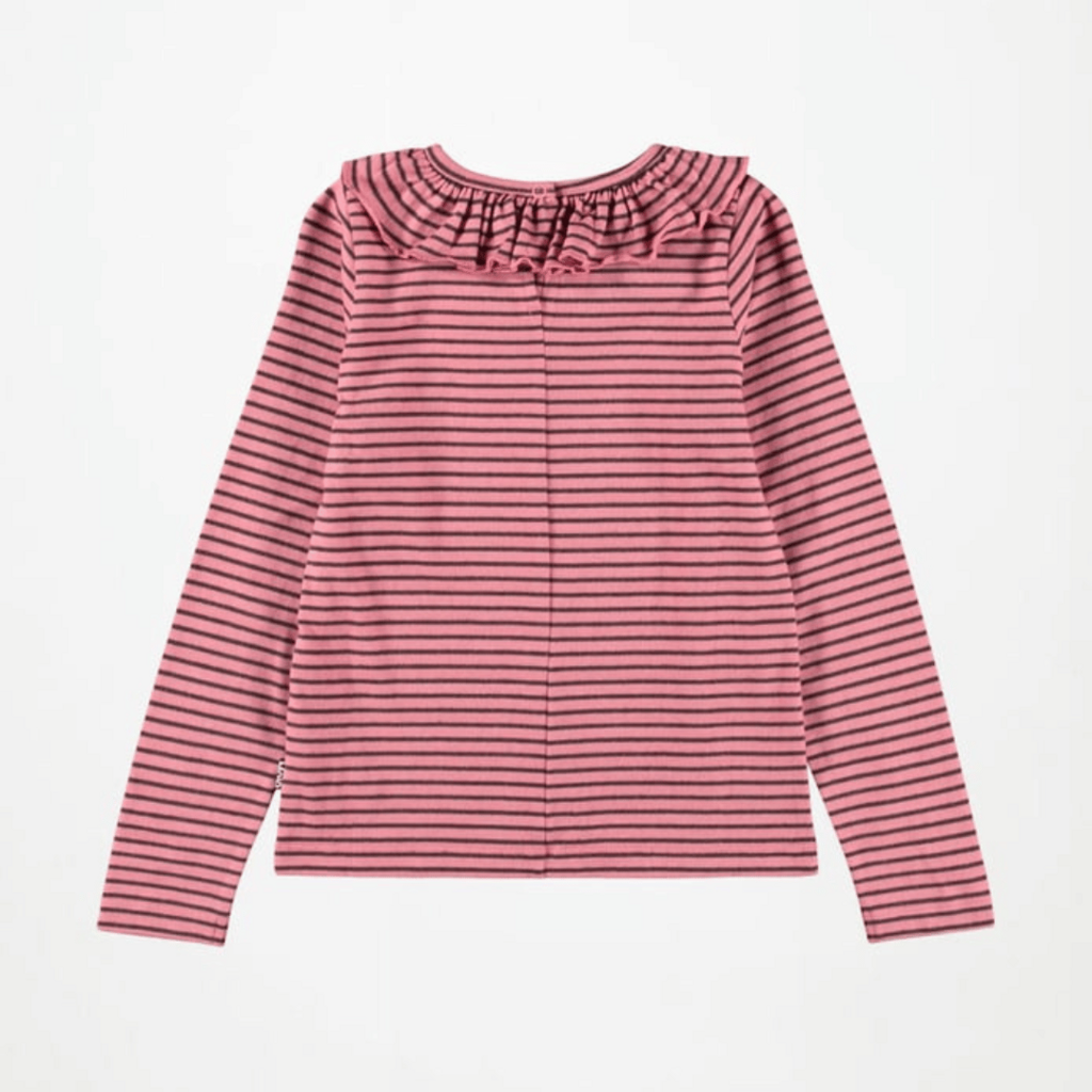 MOLO Rica Pink Bark Stripe Top