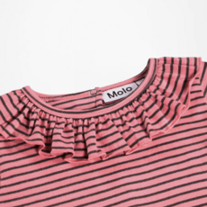 MOLO Rica Pink Bark Stripe Top