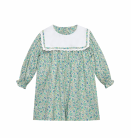 REMEMBER NGUYEN Blue Flowers Reese Dress-Blue Flowers