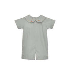 REMEMBER NGUYEN Gray Blue Williams Romper-Pumpkins