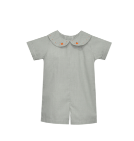 REMEMBER NGUYEN Gray Blue Williams Romper-Pumpkins