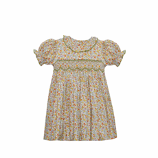 REMEMBER NGUYEN Yellow Flowers Juliette Dress