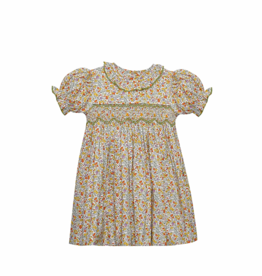 REMEMBER NGUYEN Yellow Flowers Juliette Dress