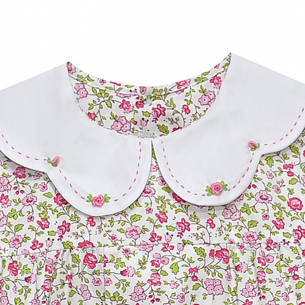 REMEMBER NGUYEN Fuchsia Pink Flower Presley Dress