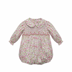REMEMBER NGUYEN Fuchsia Pink Flower Cate Girl Bubble