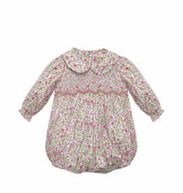 REMEMBER NGUYEN Fuchsia Pink Flower Cate Girl Bubble