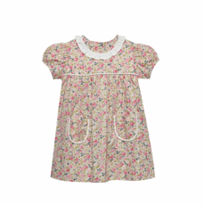 REMEMBER NGUYEN Pink Rose Reagan Dress
