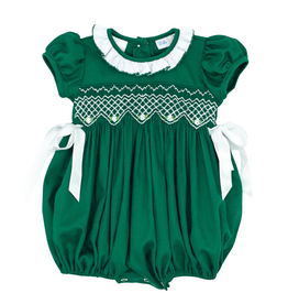 LULU BEBE ROSIE- Smocked Bubble w/Ruffle