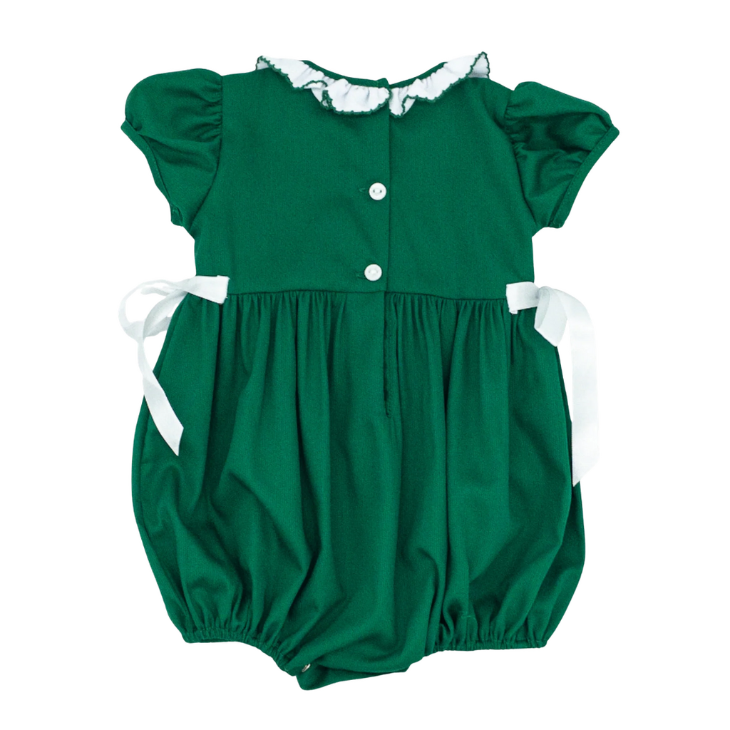LULU BEBE ROSIE- Smocked Bubble w/Ruffle
