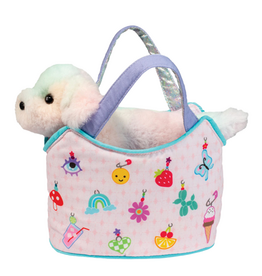 DOUGLAS CHARMINGLY YOURS SAK W/RAINBOW DOG