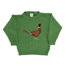 BAILEY BOYS CREW NECK SWEATER-PHEASANT/SAGE