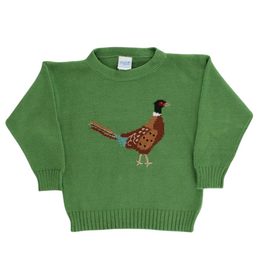 BAILEY BOYS CREW NECK SWEATER-PHEASANT/SAGE