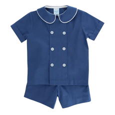 BAILEY BOYS POSH POSIES W CORNFLOWER-DRESSY SHORT SET