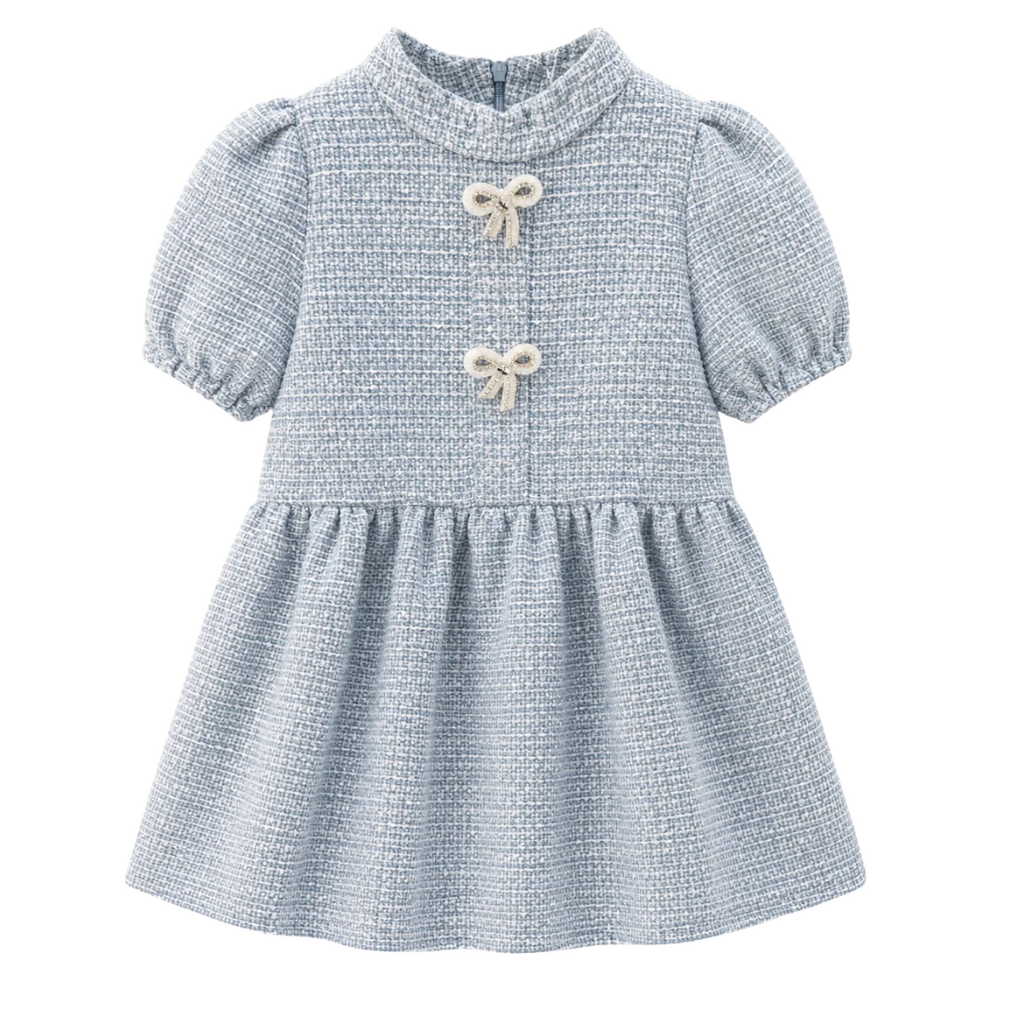 LULU BEBE Light Blue Tweed Dress