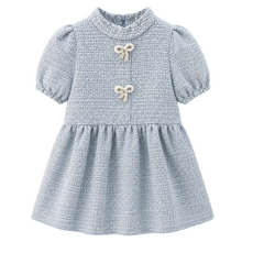 LULU BEBE Light Blue Tweed Dress